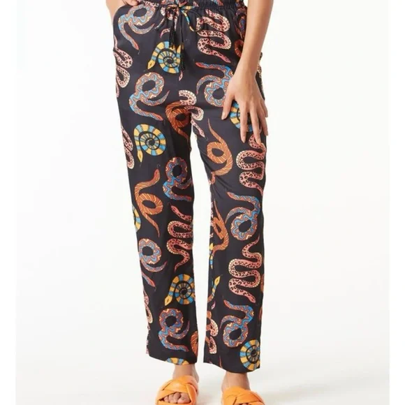 FARM Rio Multicolor Snake Print Pants - Picture 2 of 11